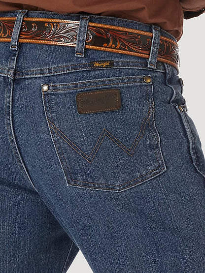 Wrangler PREMIUM PERFORMANCE ADVANCED COMFORT COWBOY CUT® REGULAR FIT JEAN IN MID STONE 47MACMS