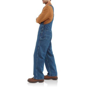 CARHARTT WASHED DENIM BIB OVERALL/UNLINED