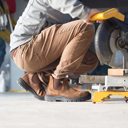 Blundstone #164 Crazy Horse Brown Work & Safety Boots